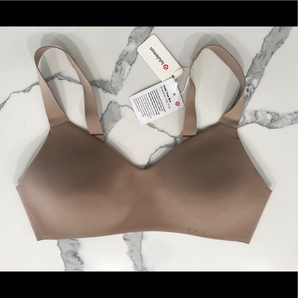 NWT Lululemon Hold True Bra 32C Tan